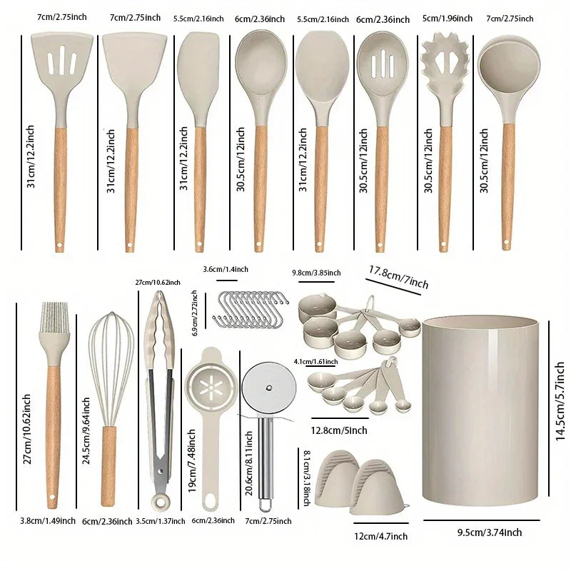 Silicone Utensil Set